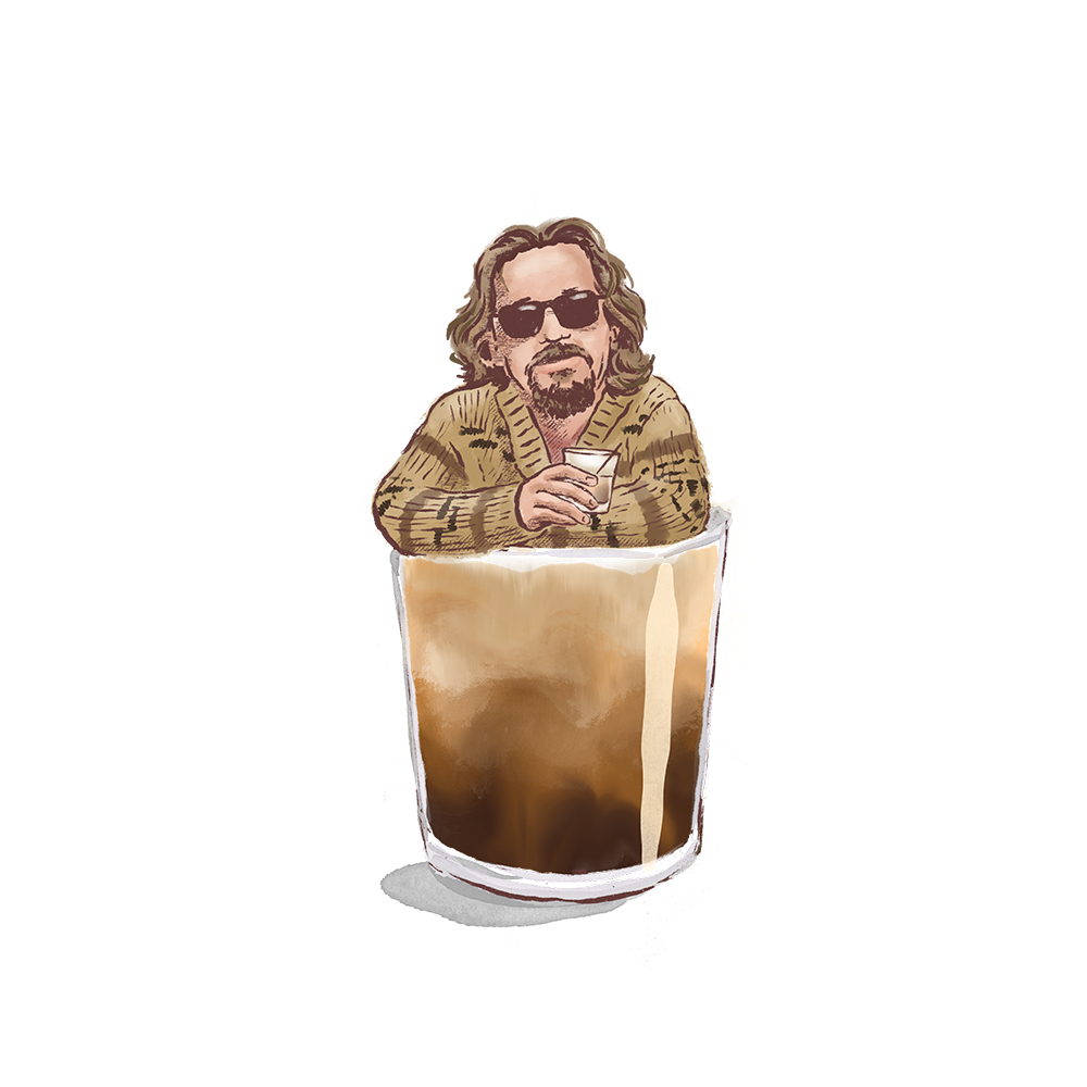 White Russian Lebowski Print