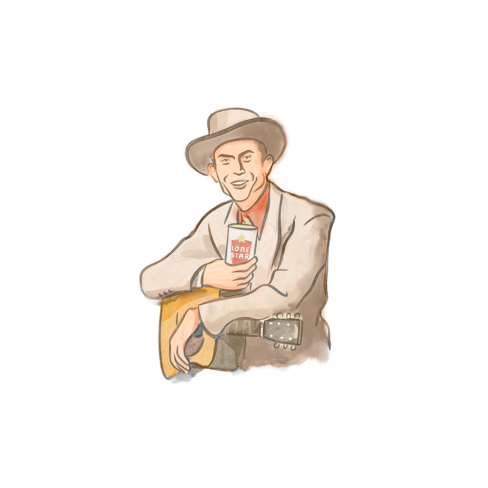 Tear in My Beer Hank Williams Print