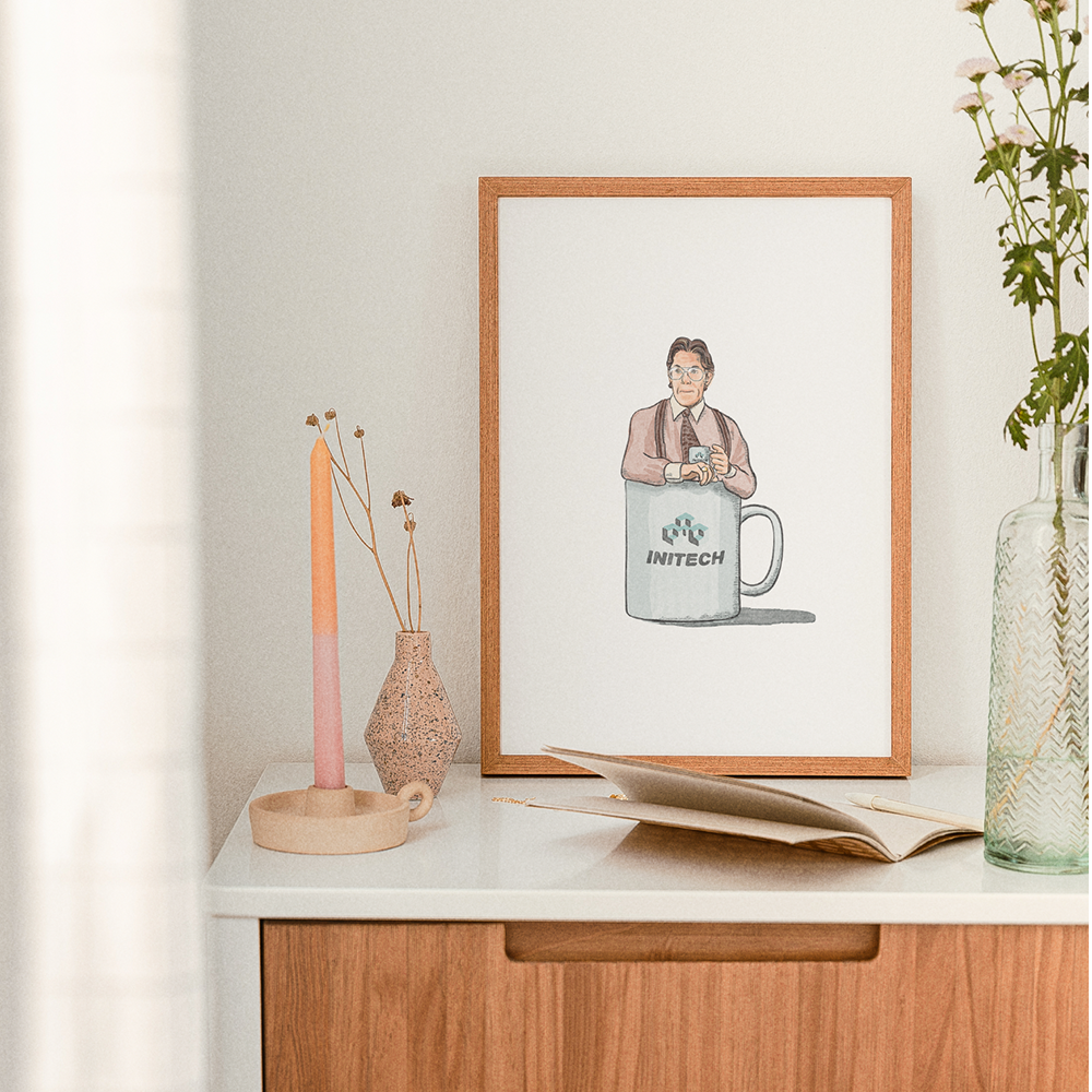 Saturdays are for Office Coffee - Bill Lumberg Print